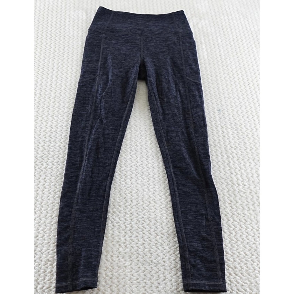 Victoria Secret Black Charcoal Heather Leggings Skinny Women's Size XS  Pockets